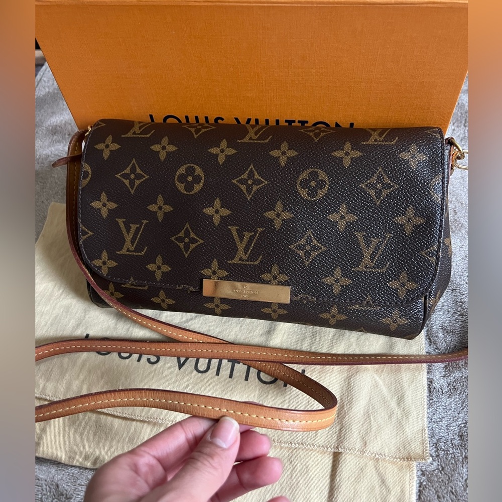 Louis Vuitton Brown Monogram Crossbody Bag